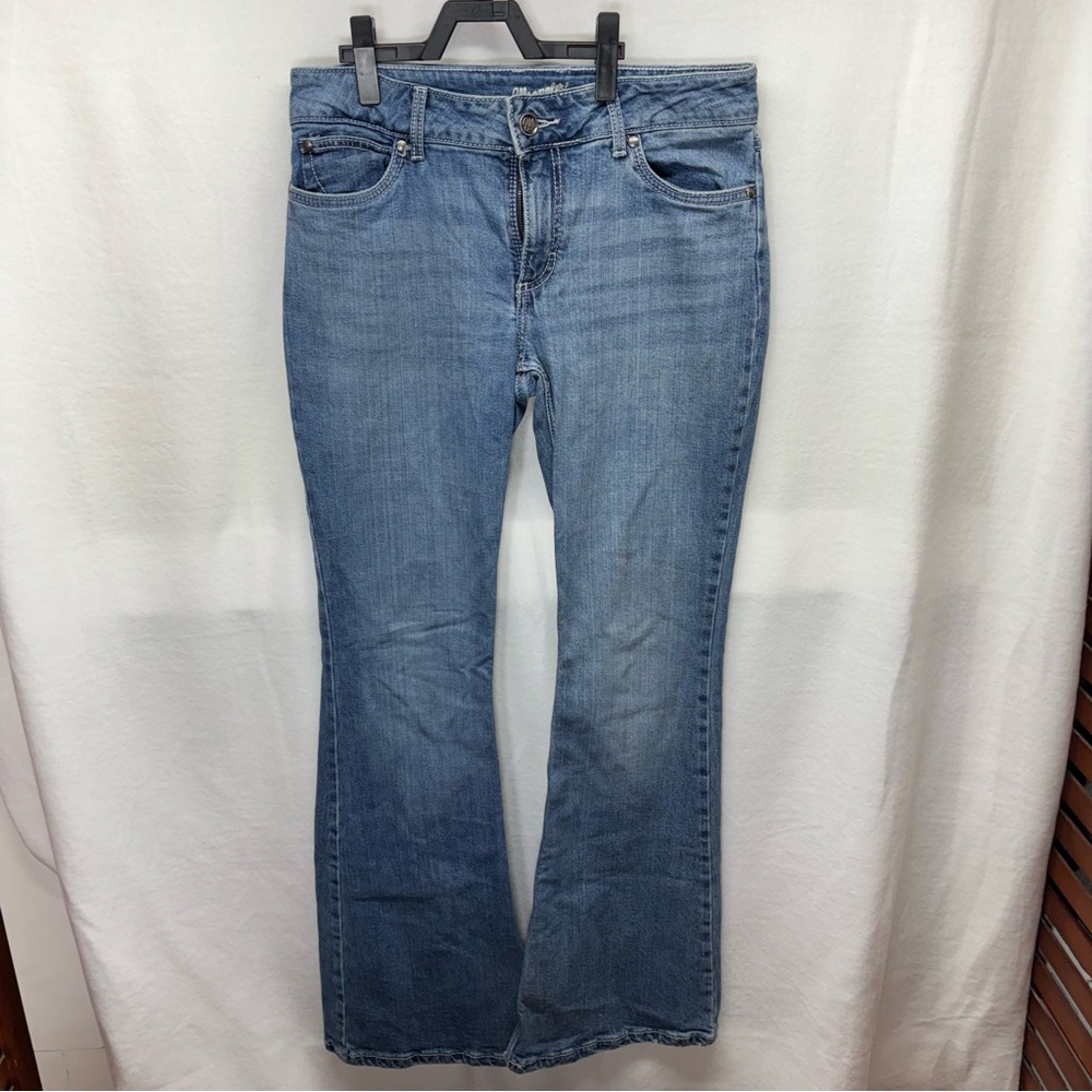 Wrangler Retro Jeans Womens 9x34 Blue High Rise Flare 75 Year Edition Super Cute